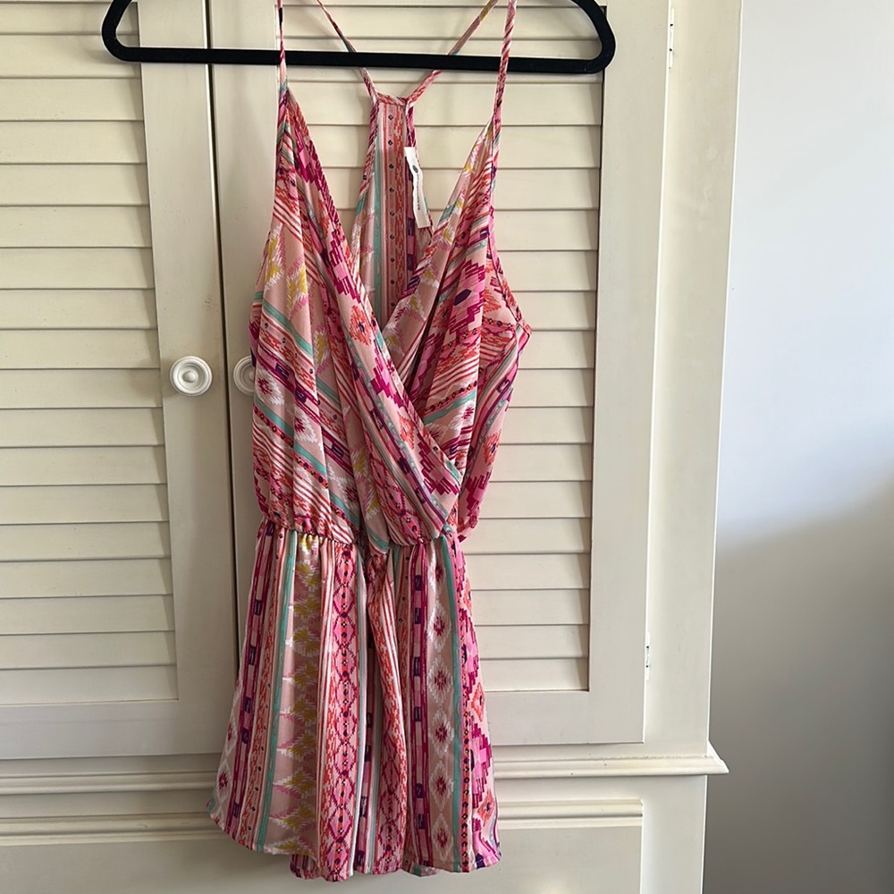 Women’s boutique patterned romper